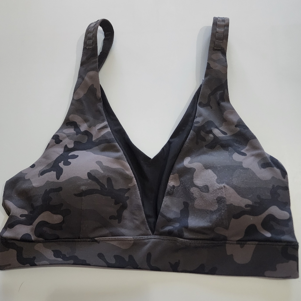 ZYIA Camo Mesh Bra XL Adjustable Straps